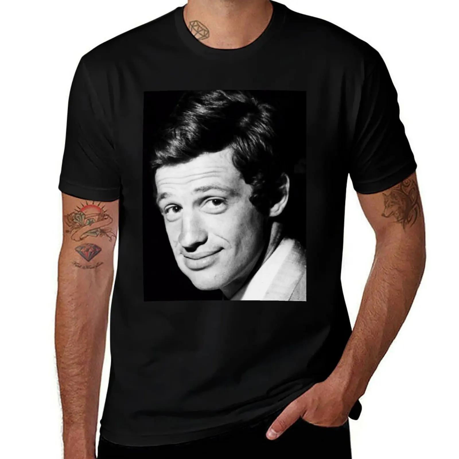 

Jean Paul Belmondo T-Shirt anime t shirts oversize essential t shirt cotton tshirt 100% T-Shirt