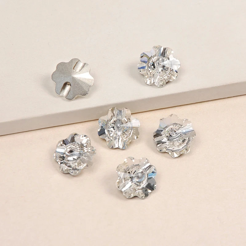 Kristallklare Formknöpfe zum Aufnähen, DIY Strass-Druckknöpfe für Schmuck, Kleidung, Sofa, Kostüm – Detail 10
