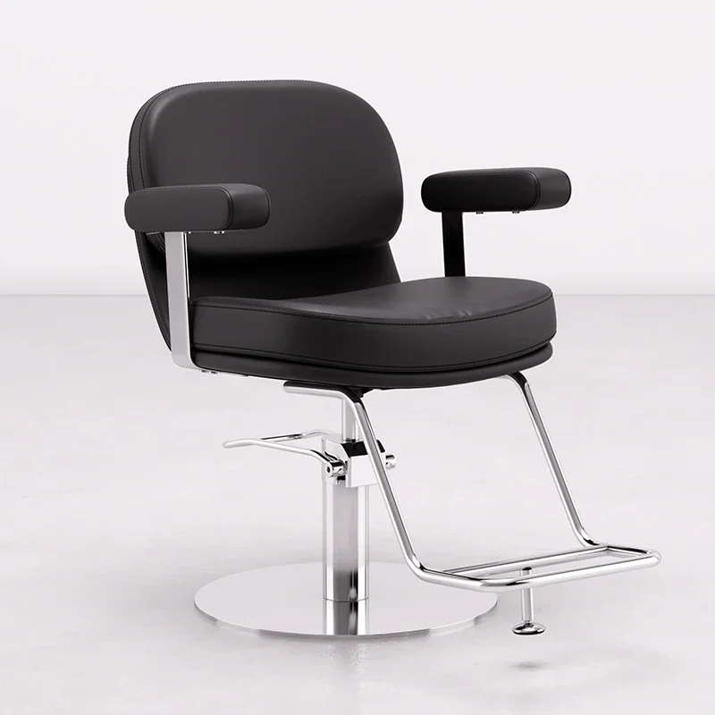 Aesthetic Stylist Makeup Salon Barber Chair Modern Handrail Hair Stylist Swivel Chair Cosmetic Chaise Coiffeuse Salon Furniture