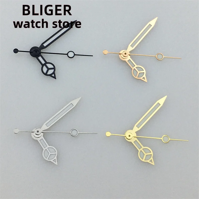 BLIGER High Quality Watch Hands White/Black/Rose Gold/Gold Fit ETA 2824 2836 MIYOTA 8215 821A DG 2813 NH35A NH36A 7S26 4R35 4R36