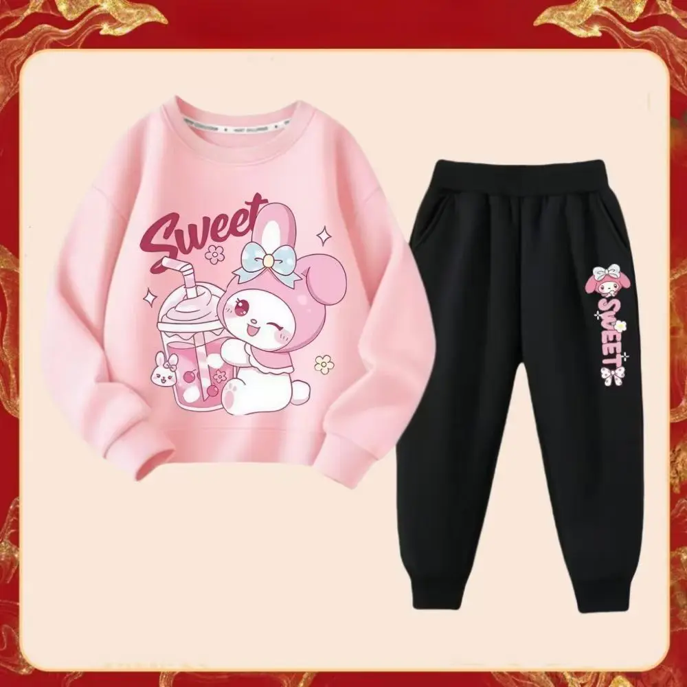 

Autumn Baby Girl Clothes Set Cartoon Printed Pullover Sweatshirts Top And Pants Bottom 2 Pieces Suit Kid Children Boy Tracksuits