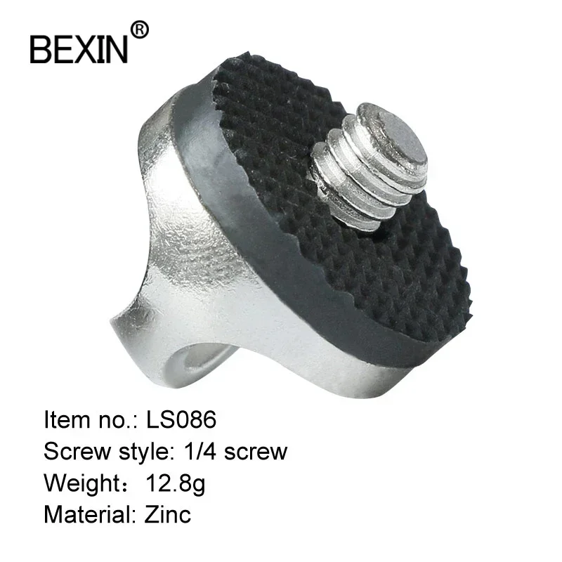 BEXIN 1/4 "محول اتصال برغي لكاميرا SLR ، حزام الكتف ، مسمار أمان ، كاميرا سريعة ، حلقة اتصال حزام اليد