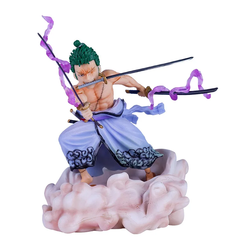 16CM One Piece Anime Figure Roronoa Zoro Three-Blade Sa-Maximum Manga Anime Statue PVC Action Figure Collection Model Toys