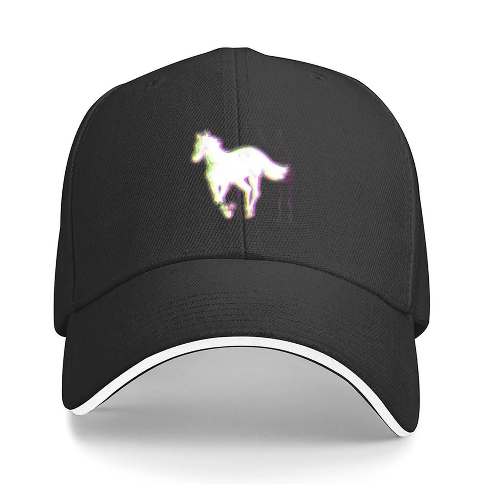 

White Pony Baseball Cap hiking hat Sunscreen beach hat Golf Hat Man Men Caps Women's