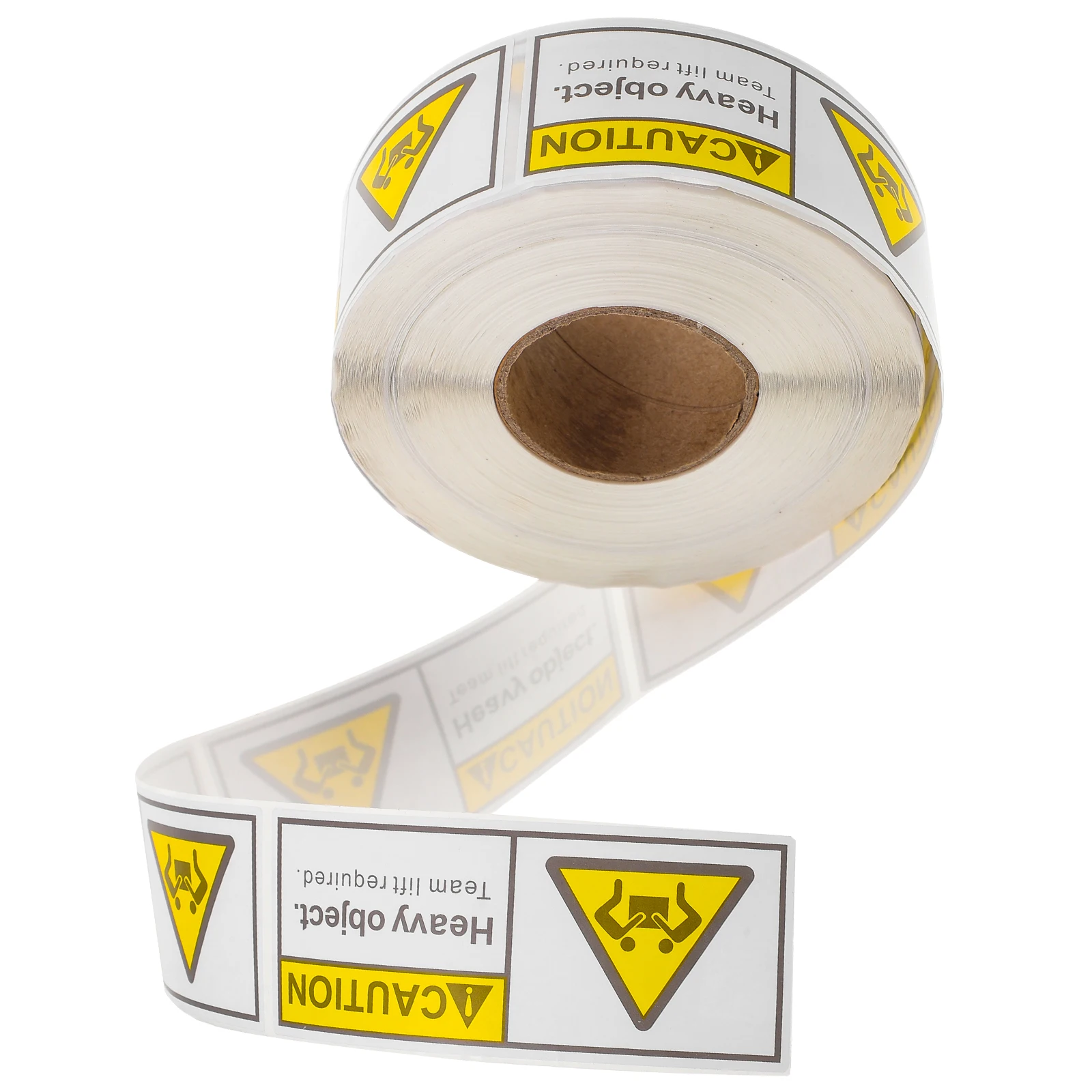 1 Roll Heavy Object Sticker Team Lift Label Adhesive Shipping Packing Caution Heavy Stickers for Moving Boxes Warehouse