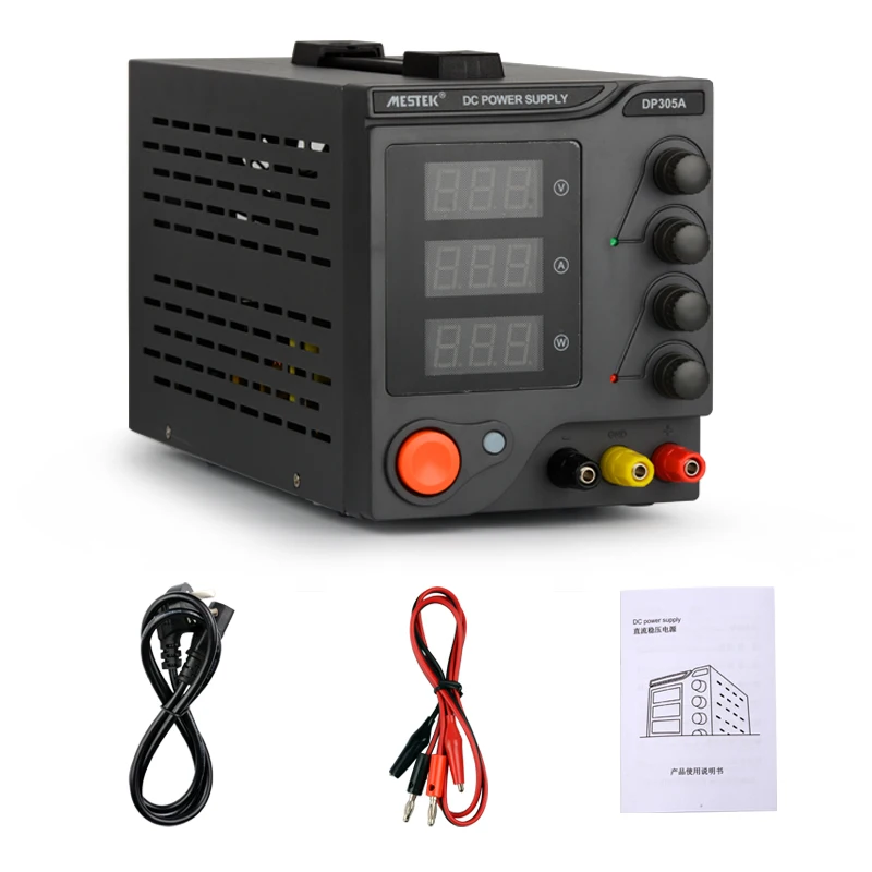 DP305A DC Power Supply Adjustable 3 Digit Display Mini Laboratory Power Supply Voltage Regulator Electronic Power Supply