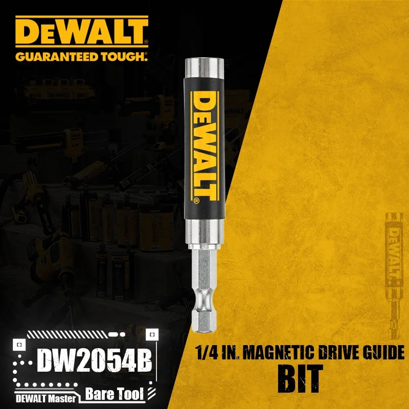 DEWALT DW2054B 1/4 inç Manyetik Tahrik Kılavuzu Bit Sürücüsü Elektrikli Alet Aksesuarları