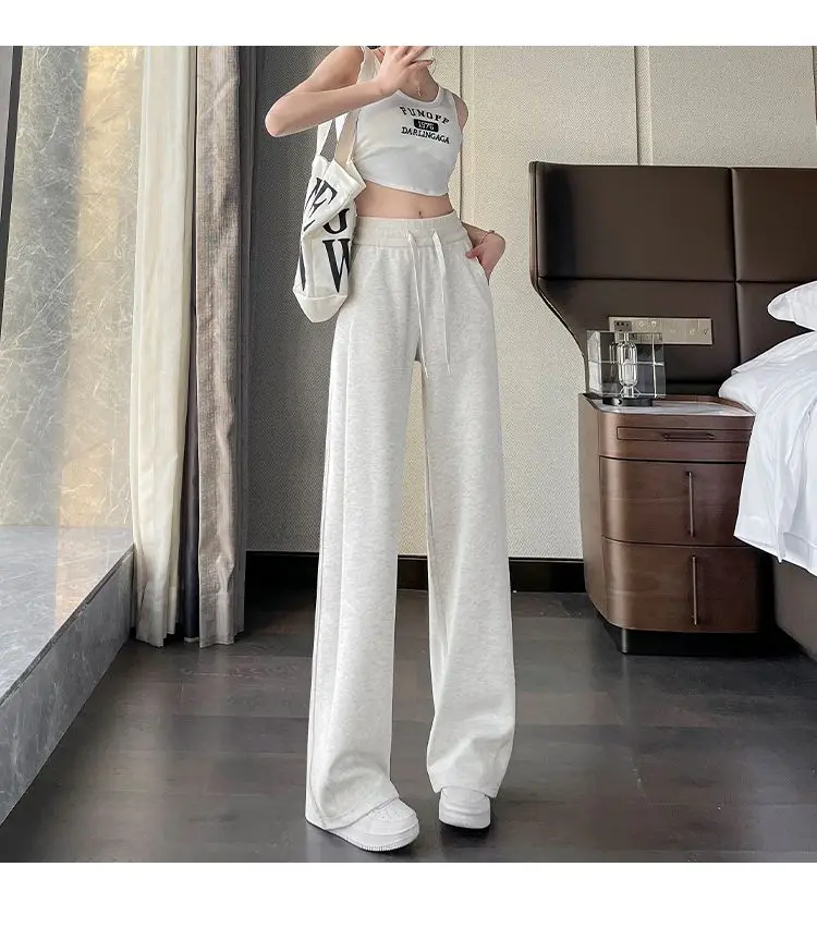 Pants Womens Baggy For Woman Autumn Jacquard Pleated Checked Trousers College Classical Vintage Lattice Minimalism Chic Youthful