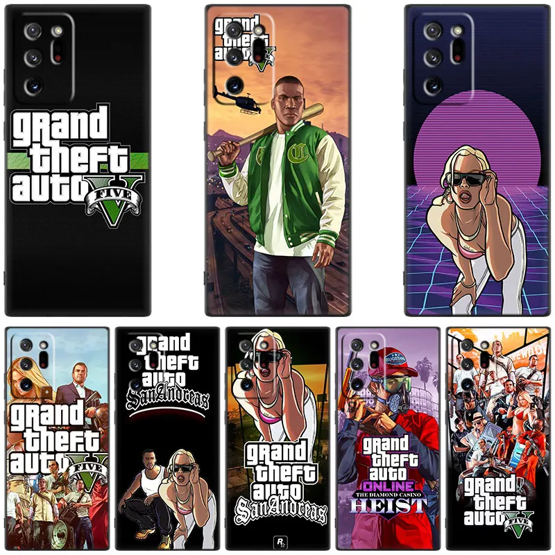 Grand Theft Auto GTA 5 чехол для Samsung Galaxy M53 M52 M51 M33 M32 M11 M12 M13 M21 M22 M23 M31S M30S Note 10 Lite Plus 20 Ultra