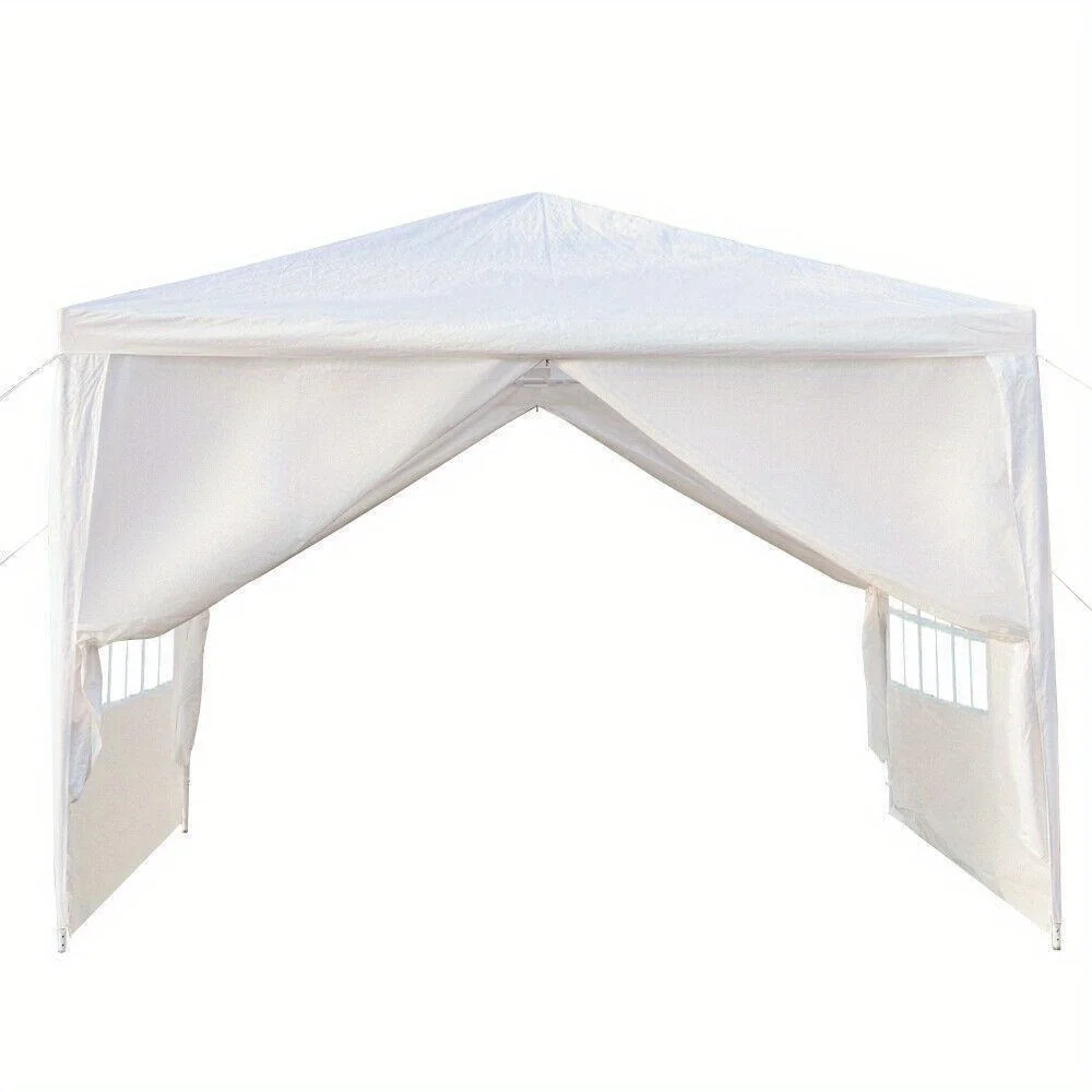 10'x10' Party Tent Outdoor Heavy Duty Gazebo Wedding Canopy + 4 Removable Walls