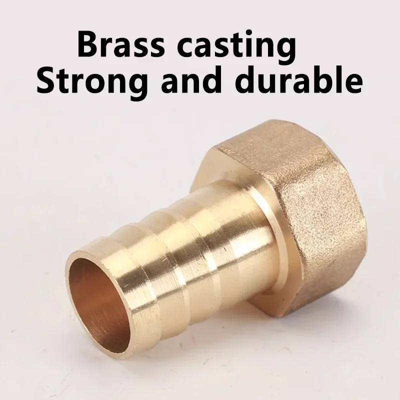 Pagoda Connector 6 8 10 12 14 16mm Hose Barb Connector Hose Tail Thread 3/4 BSP Female Thread PC Brass Water Pipe Fittings