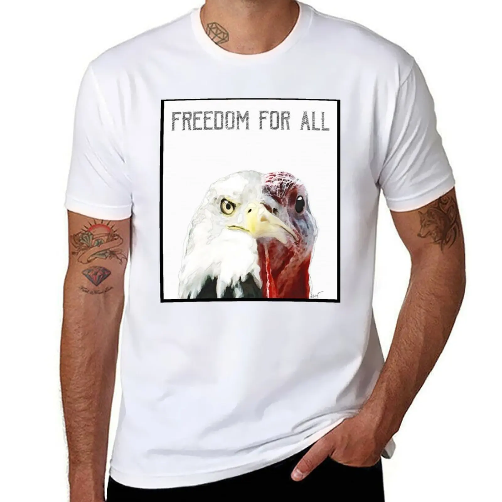 

Freedom For All - Vegan - Everyday Activism T-Shirt t shirt man casual t shirt man designer T-Shirt