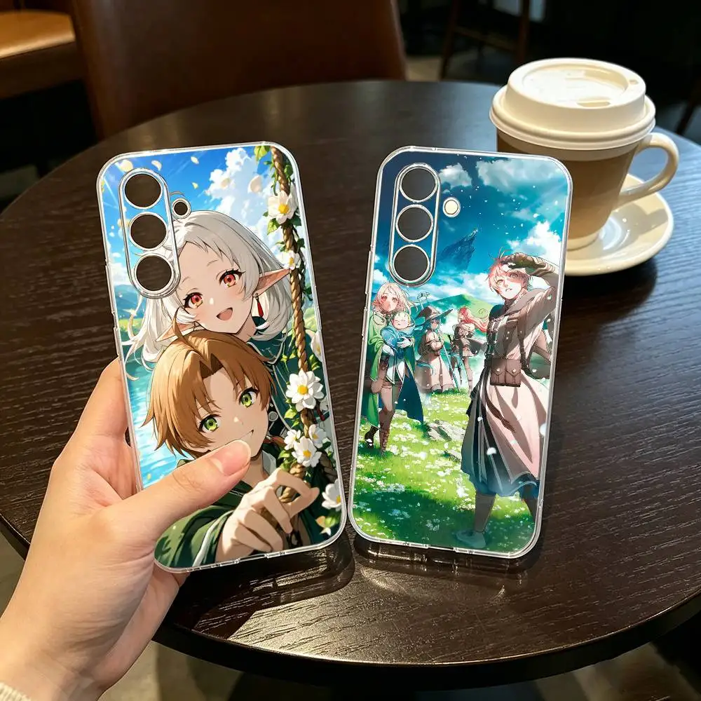 Чехол для телефона Anime Mushoku Tensei, прозрачный силиконовый мягкий чехол для SamsungA10,12,20,21S,30,31,40,50,51,52,70,71