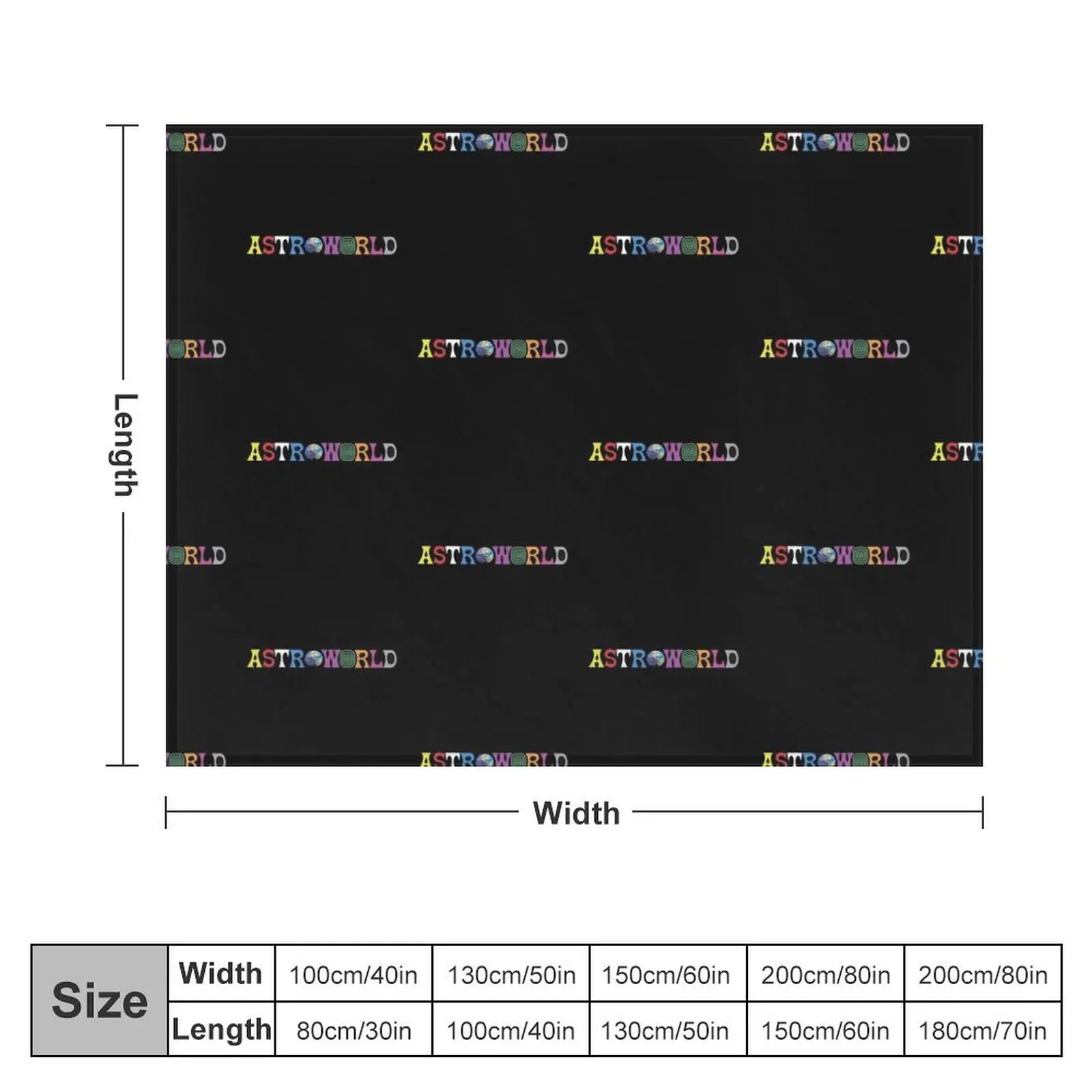 astroworld 21 Premium Throw Blanket Beach Plaid Blankets