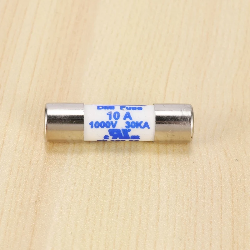 4X Multimeter 10 X 38Mm 1000V 10A Cylinder Ceramic Fuse White image 6
