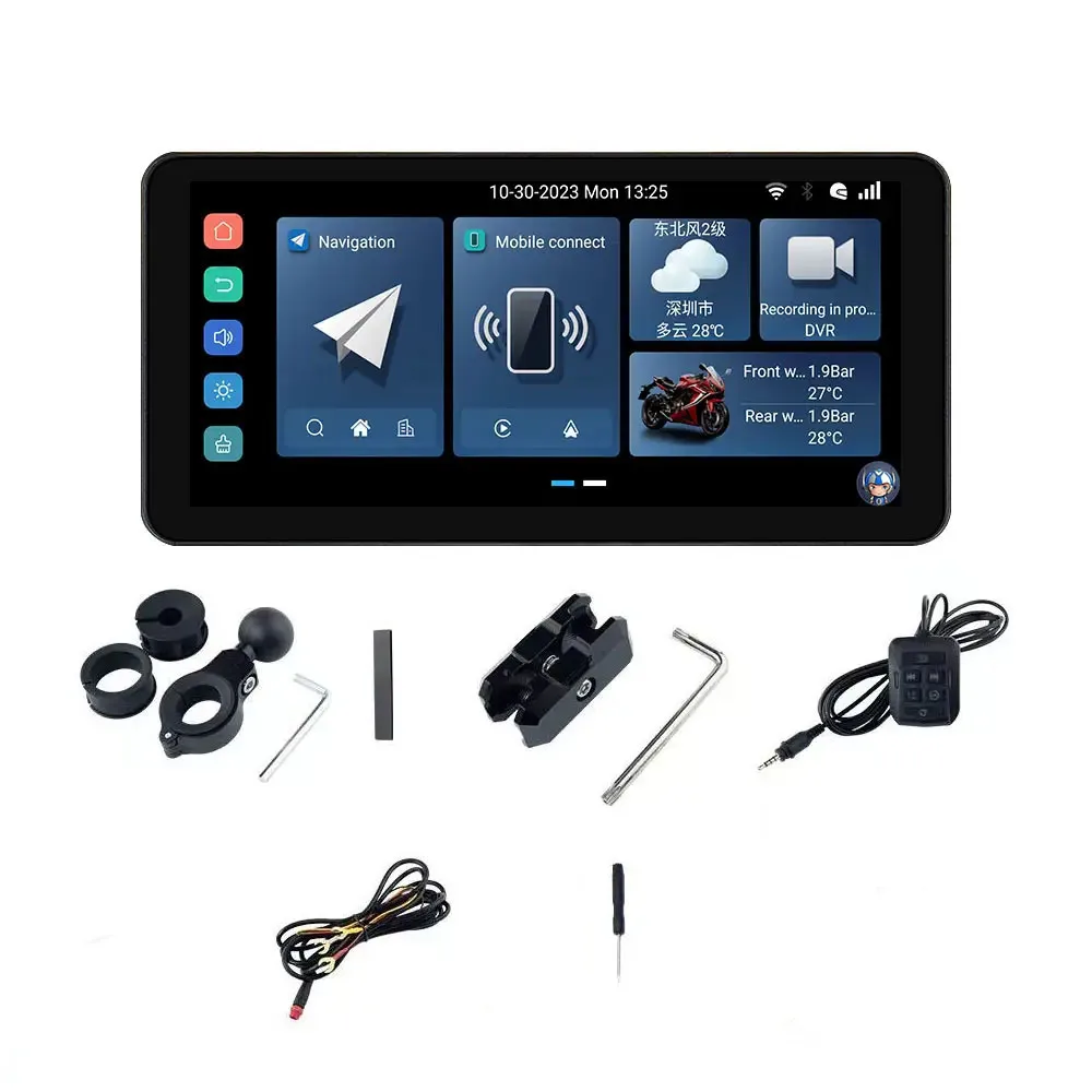 

Wireless Carplay 4G Full Netcom For Android For Motorcycle Body Systems Intelligent Machine Function Parameters