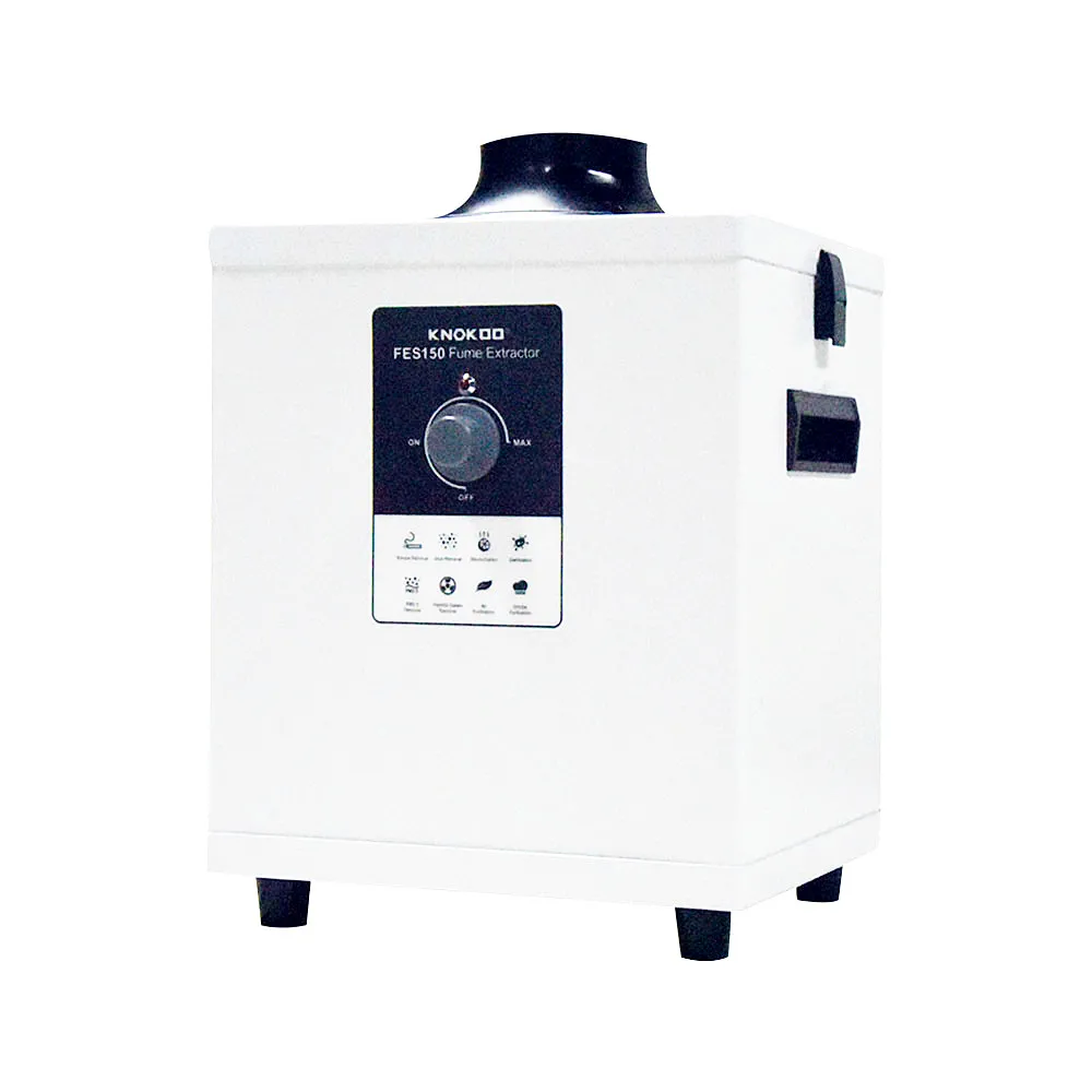 KNOKOO 150W Mini Type FES150 Fume Extractor Laser and Soldering Smoke Absorber Fume-Extractor with CE certification