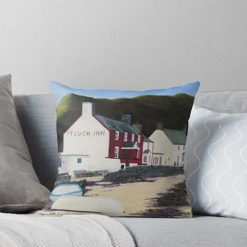 Ty Coch Inn, Lleyn Peninsula Throw Pillow Pillowcase Cushion Pillowcases Cushion Covers For Living Room pillow