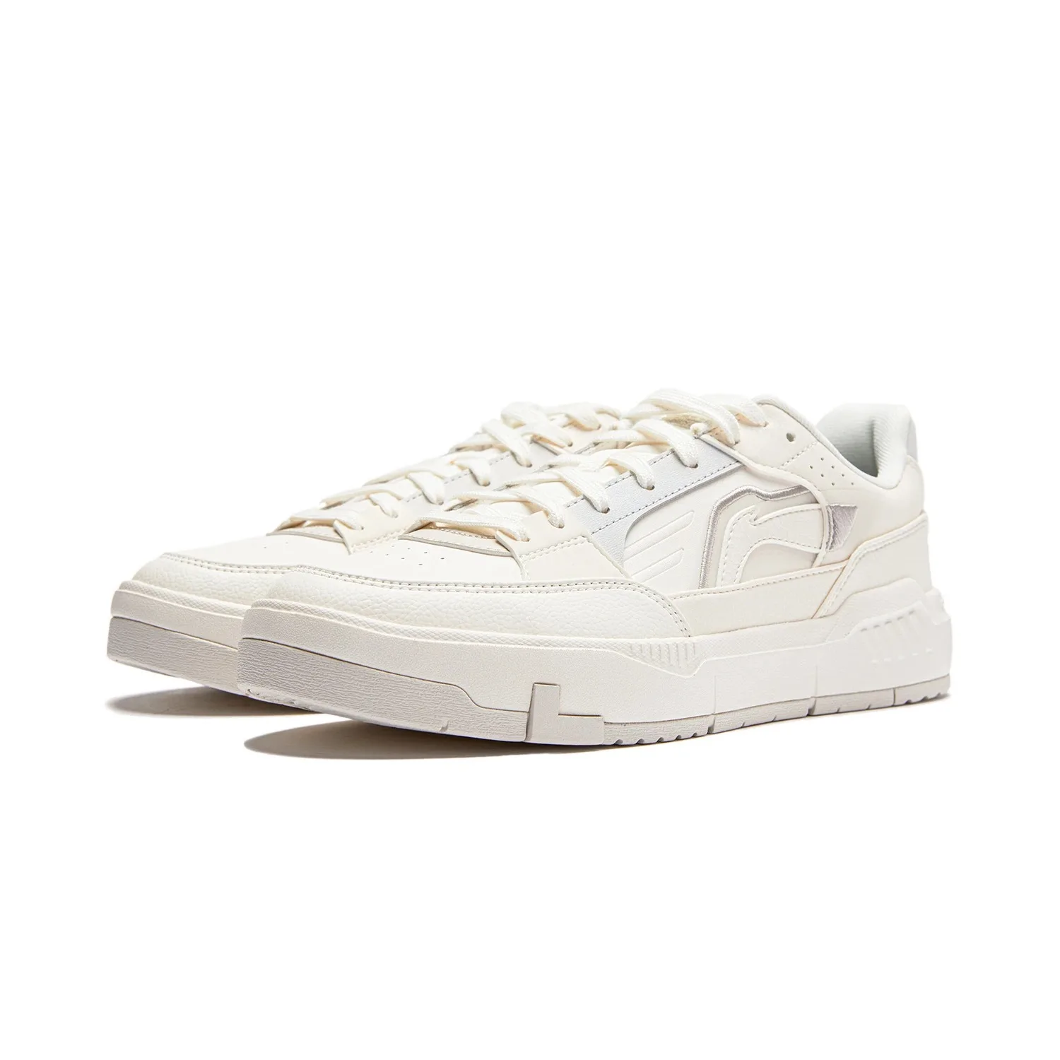 Li-Ning-chaussures de sport COMsimplifié 80S, baskets blanches confortables à double coussin pour hommes, classiques, loisirs, AGprofits ic 055
