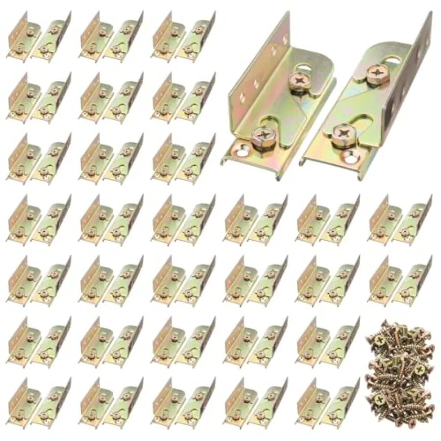 

Кронштейны для кроватных бортиков, крепеж для каркаса кровати, несверлильные фитинги для бортиков кровати с винтами для деревянной мебели