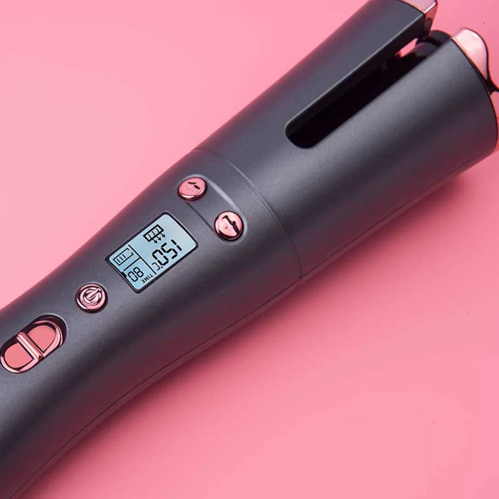 

Перезаряжаемые беспроводные щипцы для завивки волос USB автоматические щипцы для завивки волос с регулируемой температурой ЖК-дисплей беспроводной портативный профессиональный волос