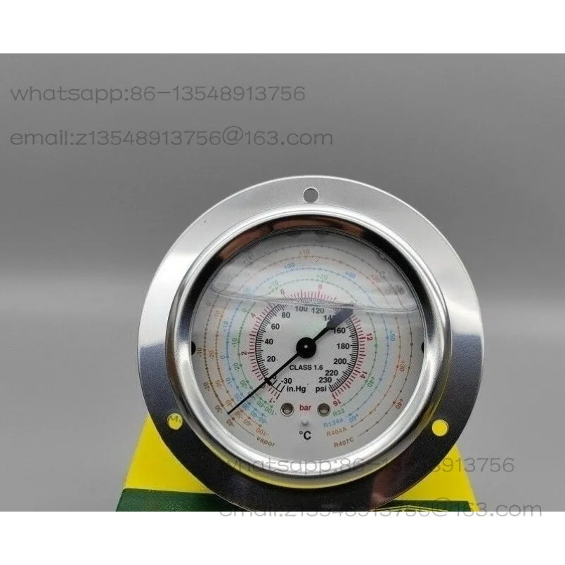 Original R22R 134a refrigerant high pressure R404 low pressure R410 pressure oil gauge in stock