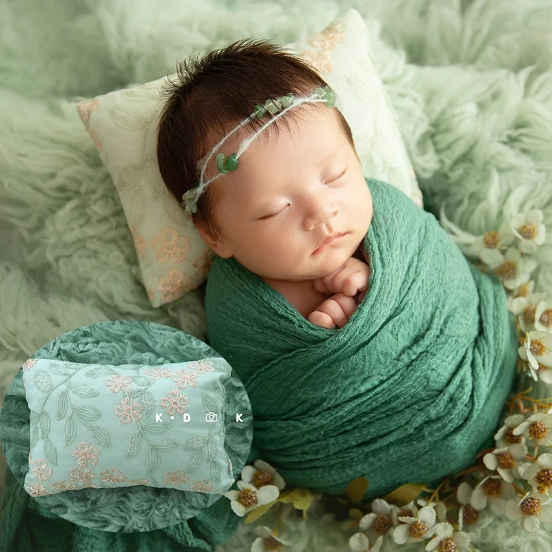 Baby Photography Props Newborn Photo Tassel Pillow Baby Auxiliary Posing Crescent Pillow Combination Studio Shooting Accessories