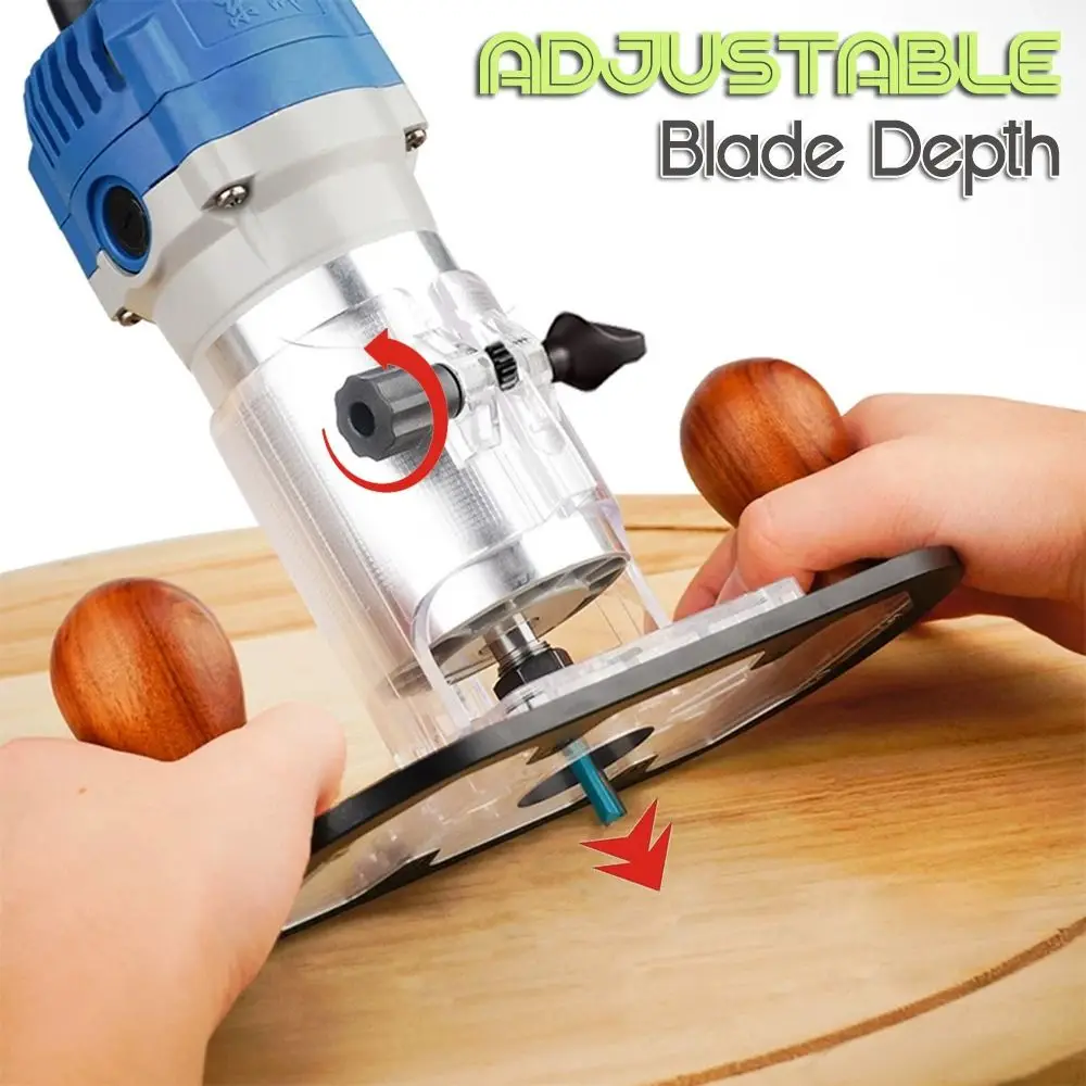 

Milling Groove Wood Router Base Flip Engraving Adjustable Trimming Machine Opening Milling Protective Base Edge Guide Opening