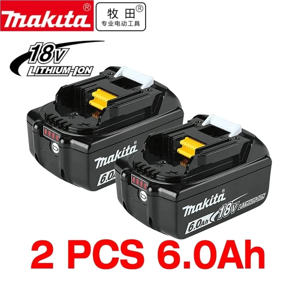 With LED lithium ion replacement LXT BL1860B BL1860 BL1850 100% original Makita 18V 6.0Ah rechargeable power tool battery