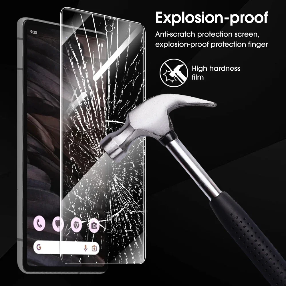 6 In 1 Tempered Glass For Google Pixel 6A 7A Pixel7 5G Front Screen Back Camera Len Protector Cover Film For Google Pixel 7