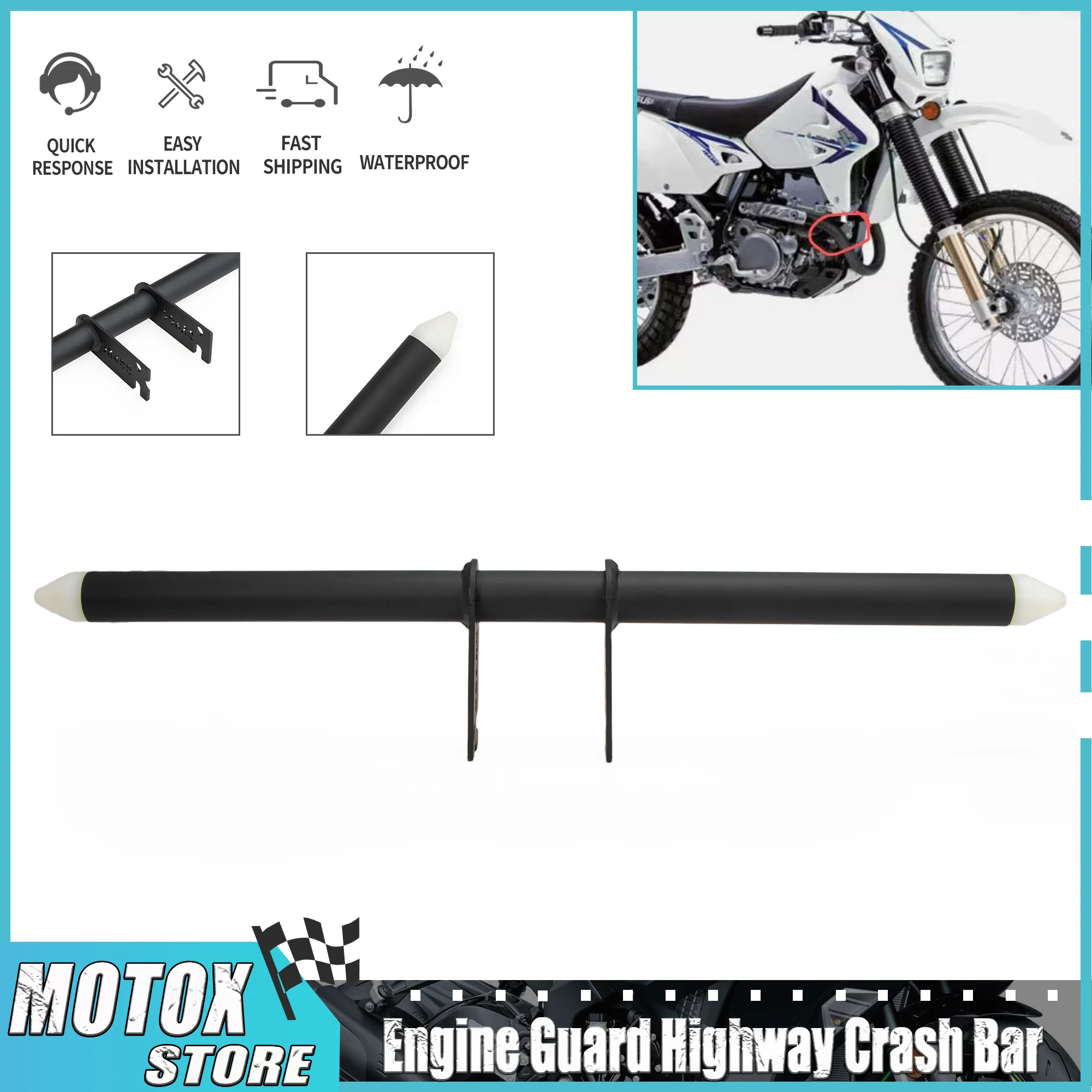 

Подходит для SUZUKI DRZ400 DR-Z 400 DRZ 250, передний шоссейный слайдер мотоцикла, падающая защита двигателя, защита двигателя DRZ400S DR-Z 250 DRZ400SM