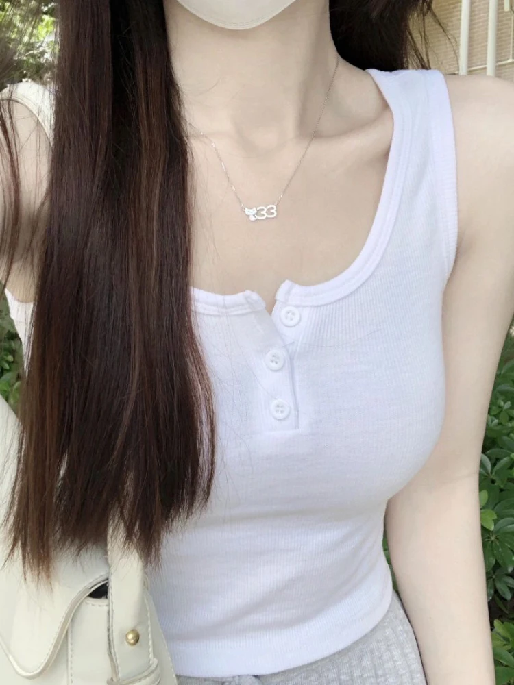 Plus Size Dames Ort Svel Vest Top Slim Fit Bovenkleding Sexy Basislaag Tank Top Pendelen Sle Pure Kleur Herfst Nieuwe A...