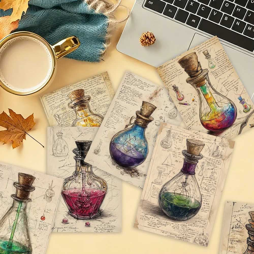 32pcs, vintage potion bottle p - Vintage Collectible Bottles ulasan dan harga