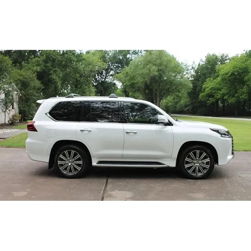 High Quality 2PCS Black Crossbar Cargo Carrier Fit for LX570 2016‑2021 Roof Rail