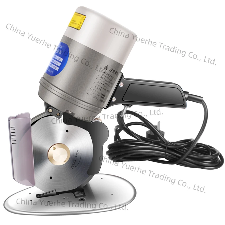 

350W 125MM Electric Round Knife Cutting Machine Electric Cloth Leather Blanket Fabric Cardboard Cutter Cutting Thickness 4.5CM
