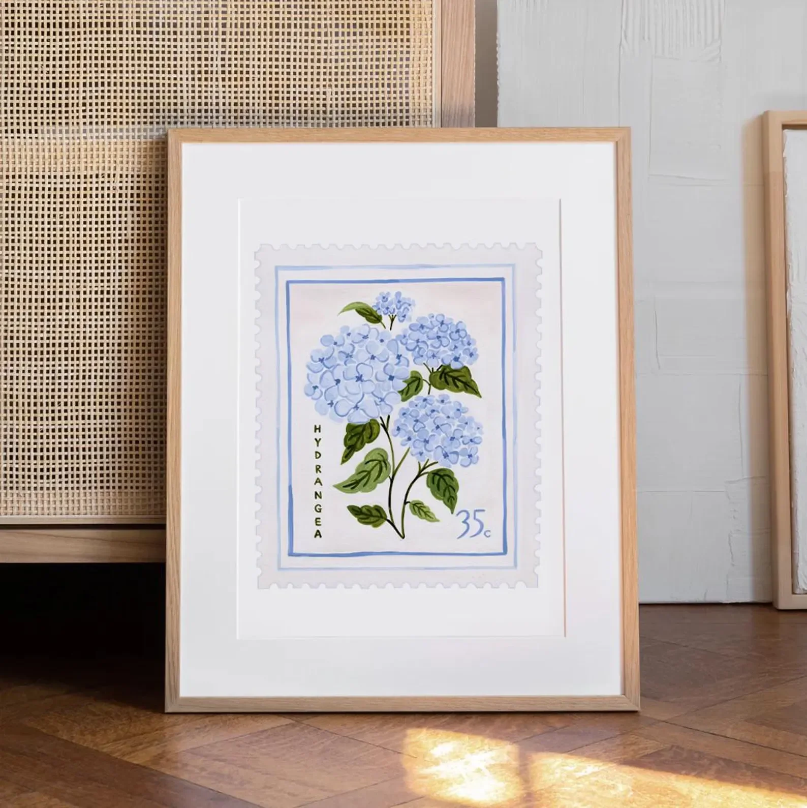 Hydrangea Print, Coquette Poster, Kitchen Wall Art, Grandmillenial, Cottagecore, French Cottage, Chinoiserie, Grandma Gift, Nanc