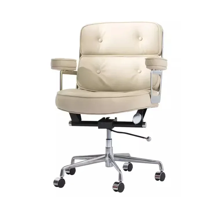 Liftable Computer Chair Study Back Office Chair Soft Pack American Retro Computer Chair Home Gaming Chairs 360 Degree Rotation