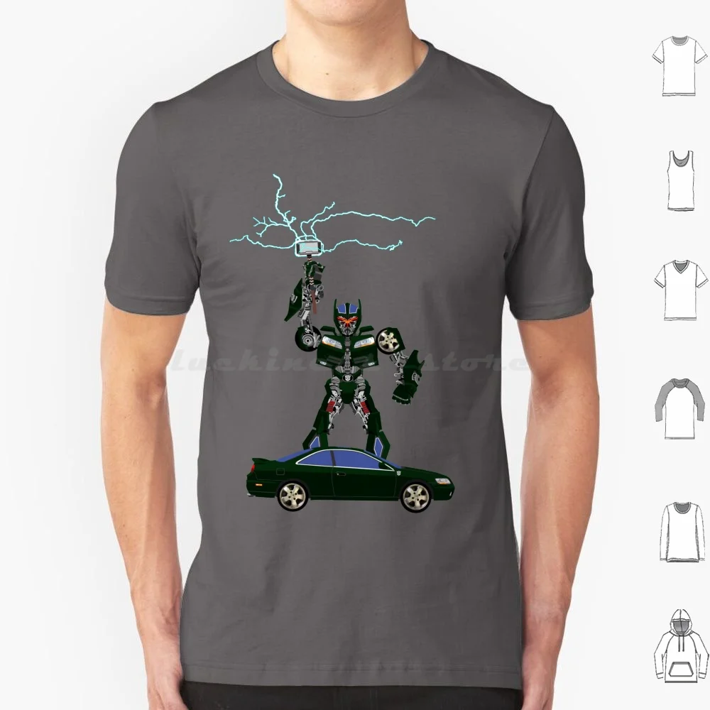 Transthormer T Shirt Men Women Kids 6xl Nordic Hammer Lightning Thunder Car Coupe God Robot Disguise Awesome Sports Epic