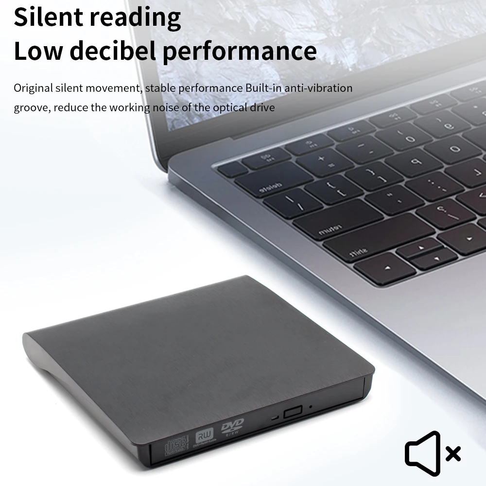 TISHIRC USB 3.0 tipo C esterno DVD RW CD Writer masterizzatore Drive lettore ottico compatibile per Laptop Desktop iMac