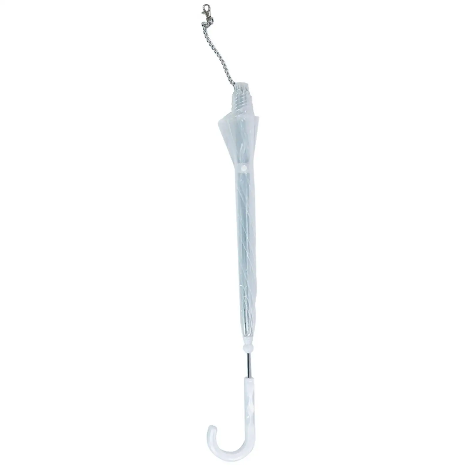 Clear Pet Umbrella with Attached Leash Clear Pet Umbrella with Attached Leash