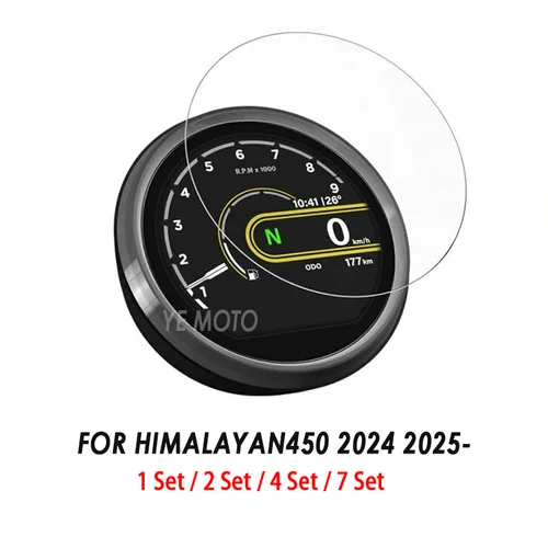Para Himalayan 450 himalayan450 2024 2025 grupo de instrumentos de motocicleta película de protección contra rayaduras Protector de tablero HIMALAYAN450
