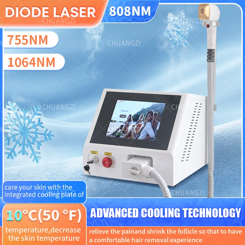 

Laser Diode Machine Professional Lazer Hair Removal Machine Diode 2024 Soprana Titanium 3000w Permanent Laser Epilator for Woman