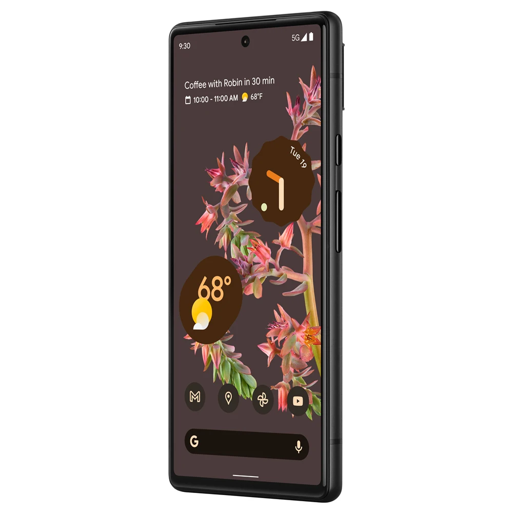 구글 픽셀 6 5G, 6.4 인치, 8GB RAM, 128GB, 256GB ROM, 구글 텐서 옥타 코어, 잠금 해제 오리지널 휴대폰, 안드로이드 픽셀 6 휴대폰