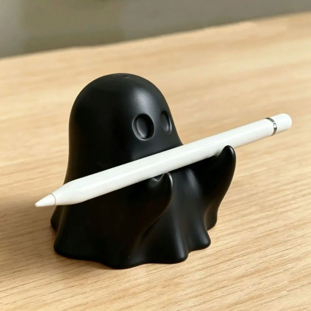 3D Printed Ghost Pen Holder Funny Multi-functional Halloween Pen Rack Cute Decorative Halloween Table Ornament Birthday Gift