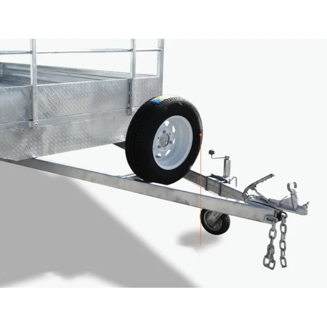 مقطورة ذات نطاق مسطح مجلفن، صندوق قوي #5