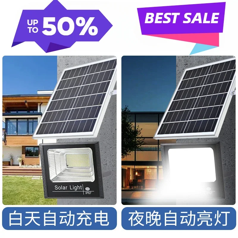 

2024 New Solar Light Outdoor Lighting Garden Light Indoor and Outdoor Super Bright Super Power Solar Floodlight