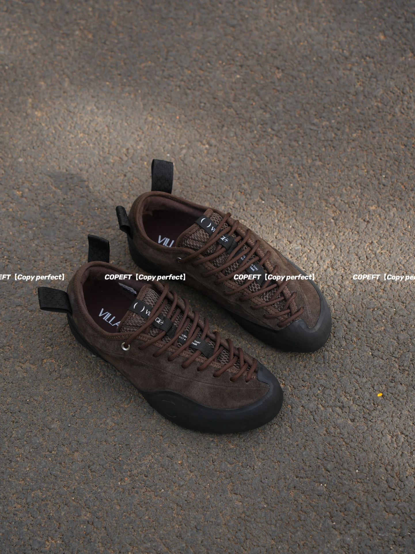 Village PM 25FW Men's Street Skate Shoes Lightweight Outdoor Sports Casual Shoes Fashionable Youth Suede Upgraded Version