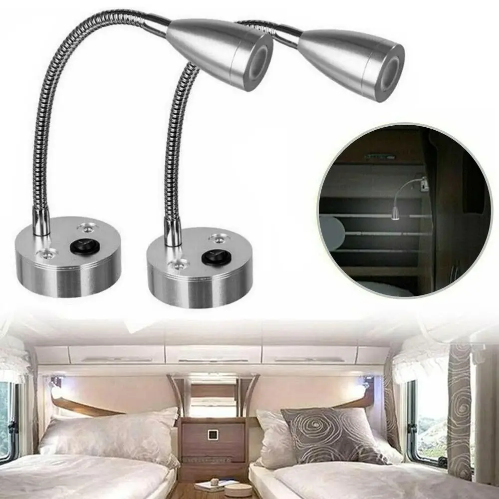 DC12V Wandmontage Camper Caravan Spotlight LED Schlauch Wandleuchte Beleuchtung Leselampe