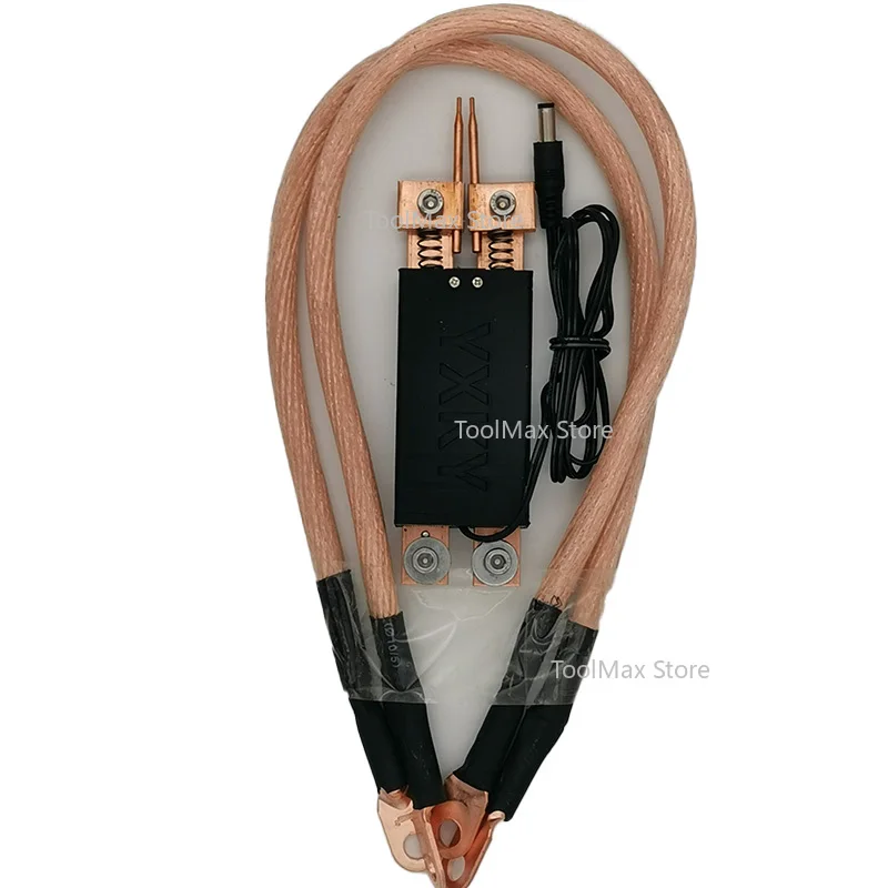 Alicates de soldadura por puntos, pluma soldadora por puntos con gatillo automático para máquina de soldadura por puntos de batería 18650 con terminales de Cable de cobre, ajuste rápido