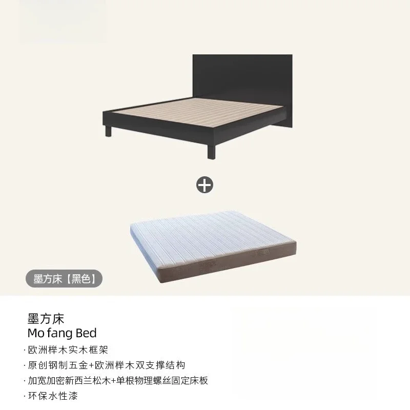 خشب ريترو لايت فاخر 1.5 متر 1.8 متر طلاء مزدوج خشب متين بسيط